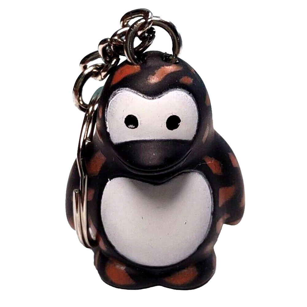 Star Awards Brown Penguin Wht Heart Keychain Animal Toy Craft Accent Cake Topper